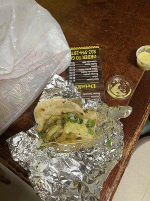 This place is out of this world!! Im always a taco and burrito eater i travel just for this!