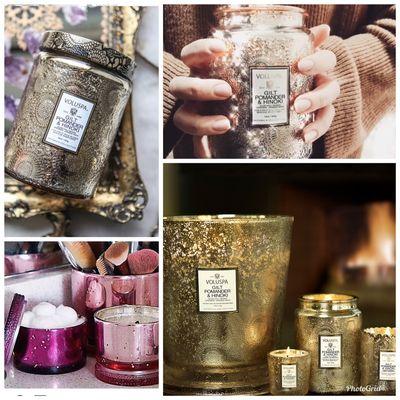 **NEW** @voluspacandles fall fragrances available. Perfect to create a warm and inviting home.  Also reuse the containers once your done