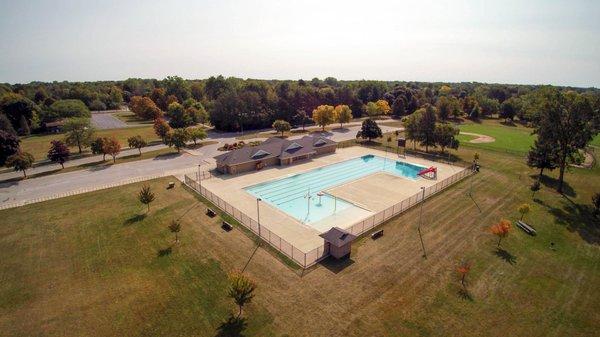 Pool shot in Midland, Michigan