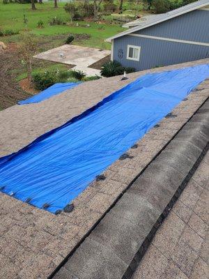 Emergency Tarping done right!