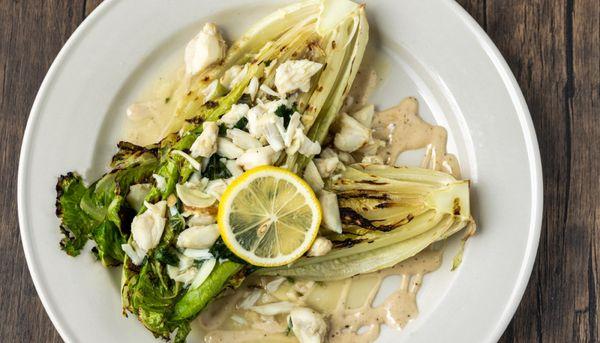 Grilled romaine