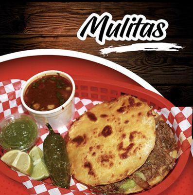 Mouth watering mulitas