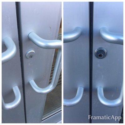 High security cylinder installed Locksmith Express