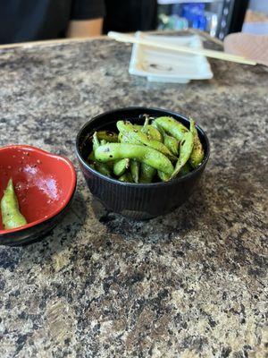 Garlic Edamame