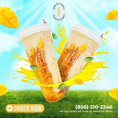 Enjoy a refreshing and delicious mango smoothie