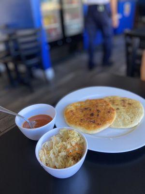 Chorizo and Cheese & Chicken Pupusa