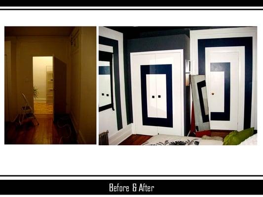 Michael Raun Home Interior Design and Decorating: Transforming your space with incredible, precision paint design.