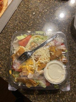 Small Chicken finger salad