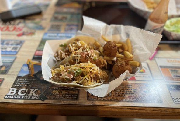 Fried Chicken Tacos