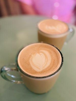 2 black & Gold's. Turmeric & Ginger w/espresso & half & half. Fabulous.