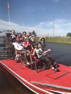 An amazing family airboat ride on our state of the art  airboats in Miami The Flroida everglades