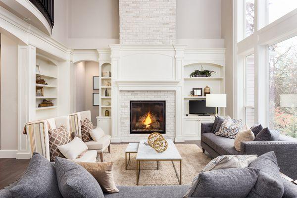 Upgrade your living room and cozy up with a new fireplace. Nailed It Builders, your source for warmth and style