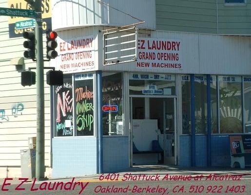 EZ Laundry at Alcatraz and Shattuck, North Oakland - South Berkeley ... Bushrod District (Border Town)