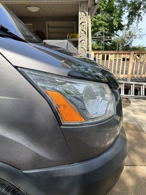 Exterior Detail on a Sprinter Van