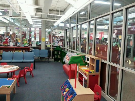 Kids play area in the library