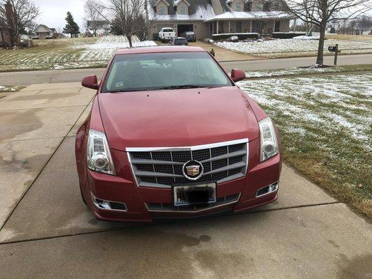 2011 CTS new hood, grill, fender...everything :)