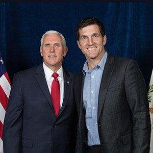 Vice-President Mike Pence with VA Congressman Scott Taylor