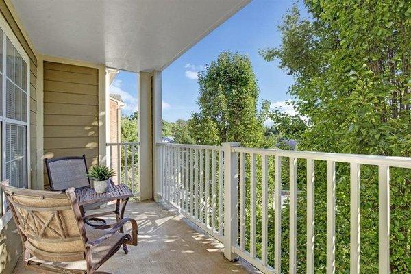 Balcony at Volterra Apartments