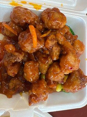 Orange chicken