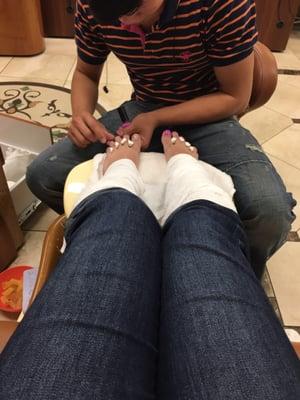 Regular pedicure