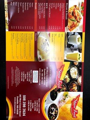 Restaurant Menu