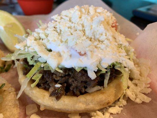 Sopes de asada