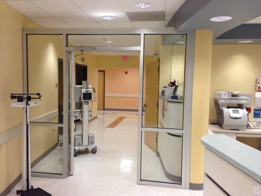 Custom Door Install Hospital to Secure that Area