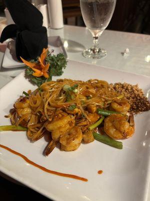 Pad Thai with shrimp