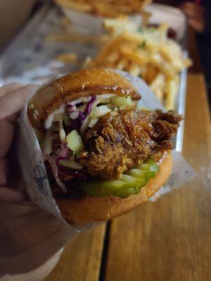 Fried chicken sandwich