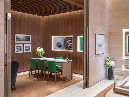 Rolex private room.