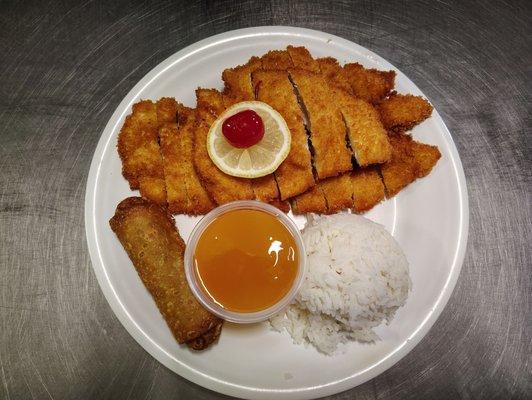 Lemon Chicken Lunch Plate