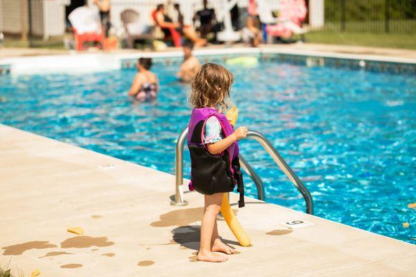 Our pool is open daily from Memorial Day through Labor Day.