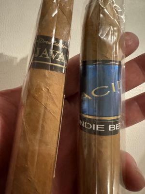 Drew Estate Java and Acid Blondie Belicoso cigars