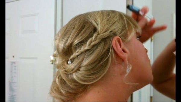 Bridesmaid hair