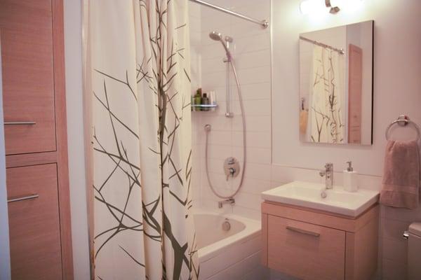 Complete bathroom remodel.