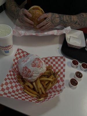 1. Single Ranch Burger Combo