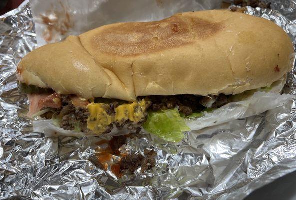 Chopped cheese sandwich