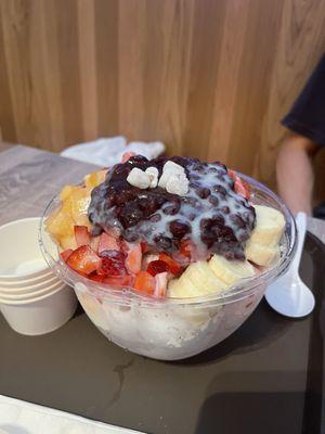 Medium shaved ice