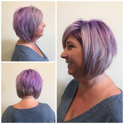 Vibrant Purple Roots