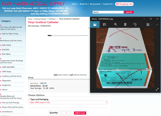 Explained the pricing we had seen online. Were told that was impossible, charged $5.99 each.