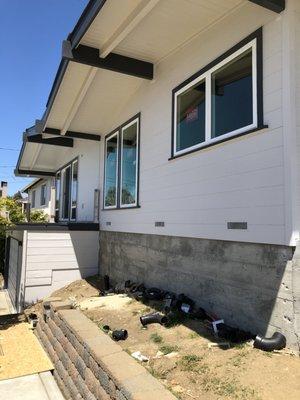 500 square foot addition including all new roof.