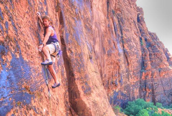 Amazing climbing opportunities in Snow Canyon State Park