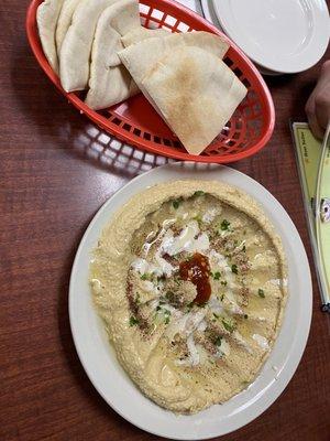 Hummus and pita