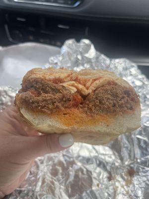 Meatball Parmigiana Panini