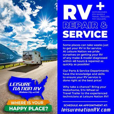 RV Repair and Service - All makes and models!