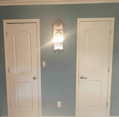 Walls, trim, doors