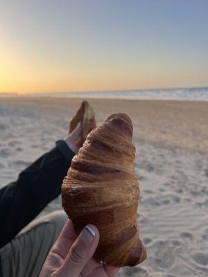 English was less prevalent in Normandy. Thankfully I could get my croissants in French.