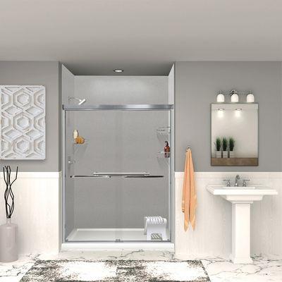 Monterey engineered solid surface shower from Samuel Mueller.