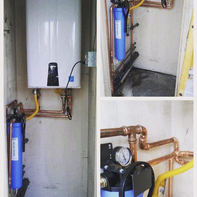 Another successful tankless water heater installation! #WeGotThis