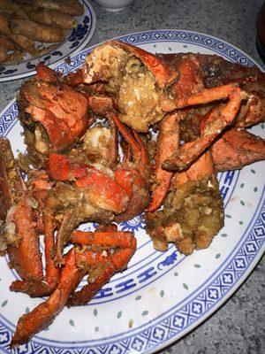 Fried lobster